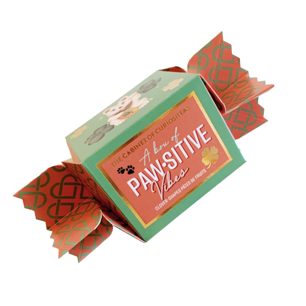 A box of Paw-sitive Vibes Clovers | Candywrap