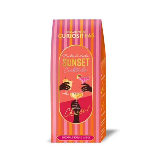 Sunset Mocktails Mocktail Sticks | Try three flavours box (6 mocktail sticks in 1 giftbox)